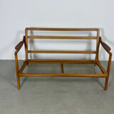 2seater sofa in oak by Tove & Edward Kindt-Larson