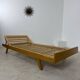 Ancienne banquette Daybed / lit réglable en bois design Holma vintage années 60