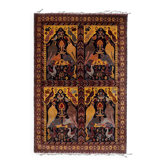 Vintage Turkish rug handmade 202x302 cm