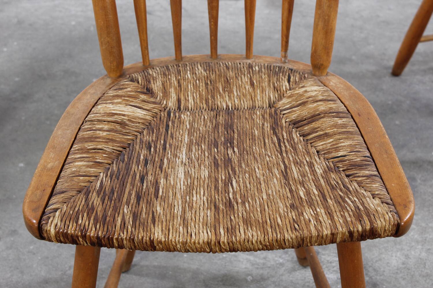 Vintage 4er Set Stühle Lambrecht WKS Mid Century 50er 60er