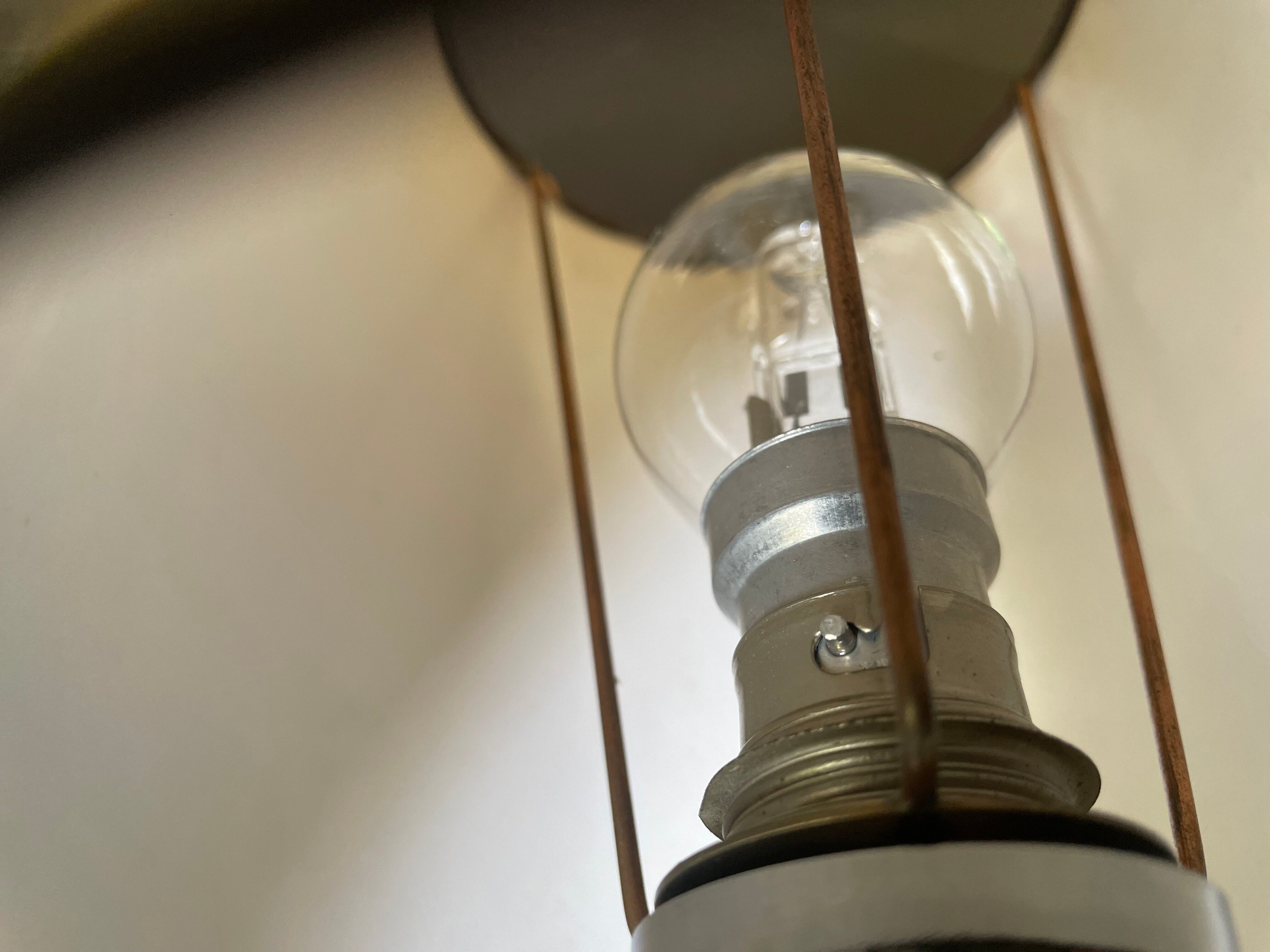 Lampe chromée années 70
