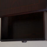 Antique vintage mahogany bedside table