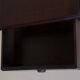 Antique vintage mahogany bedside table