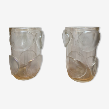 Pair of vases - Costantini - Murano - 80s