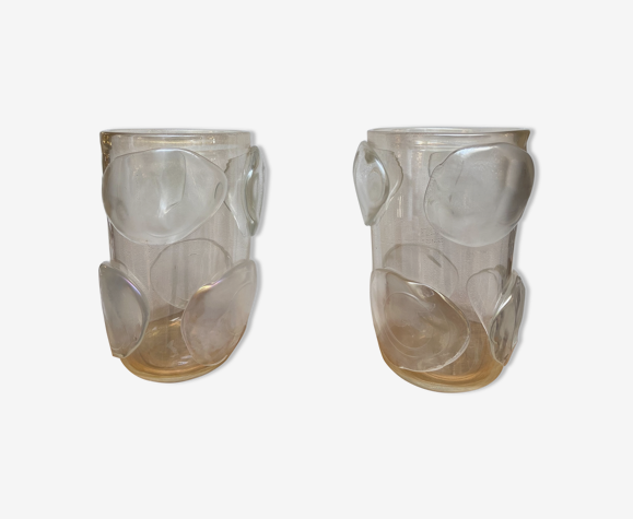 Pair of vases - Costantini - Murano - 80s