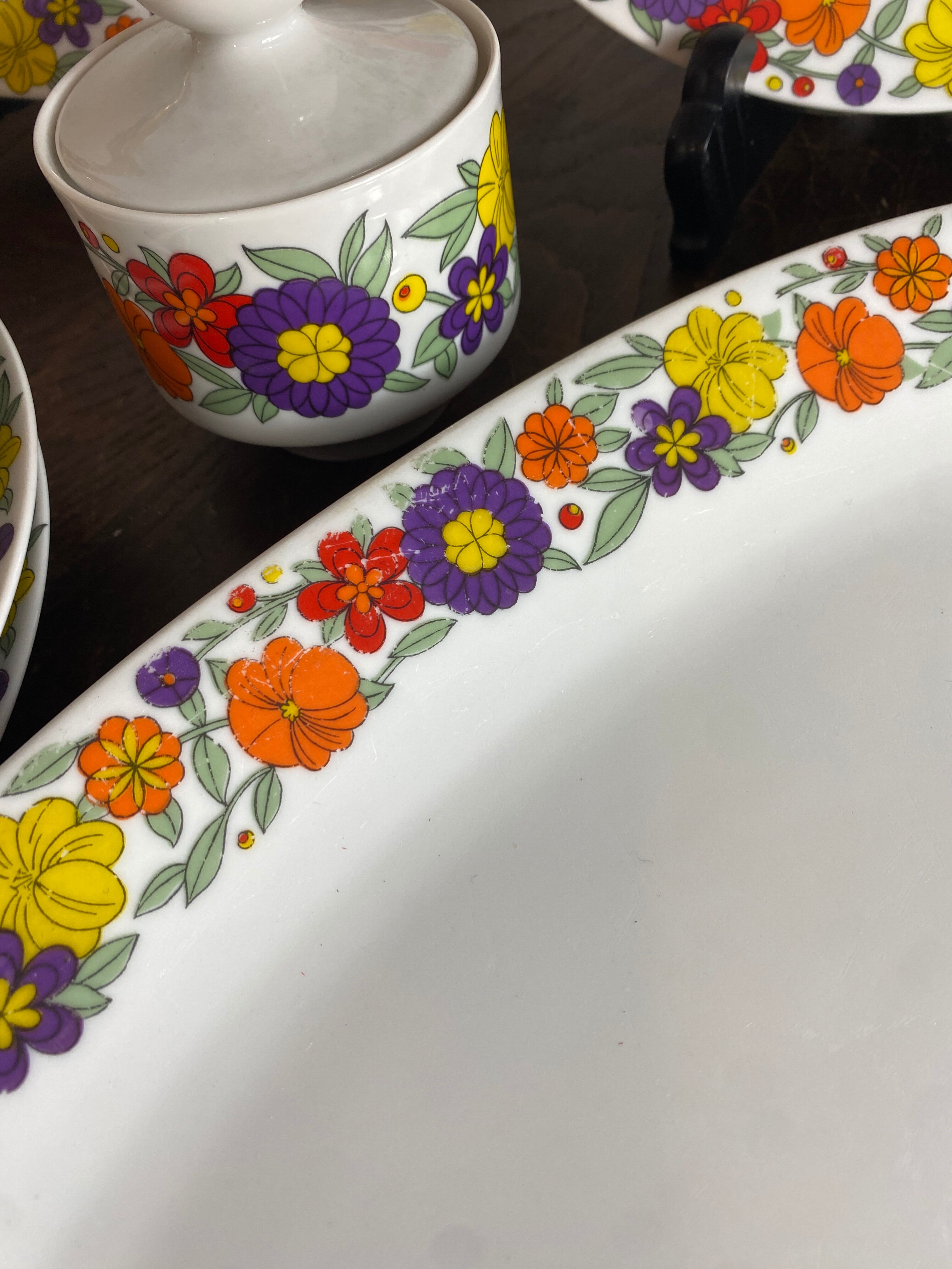 Bavaria porcelain plates and dishes