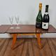 Mini table formica à rallonges vintage 60/70s Création Joulux 47x28x27 cm