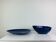 Dish and bowl Blå eld by Hertha Bengtson for Rörstrand Sweden, ceramic.