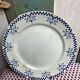 Round ironstone dish from Creil and Montereau