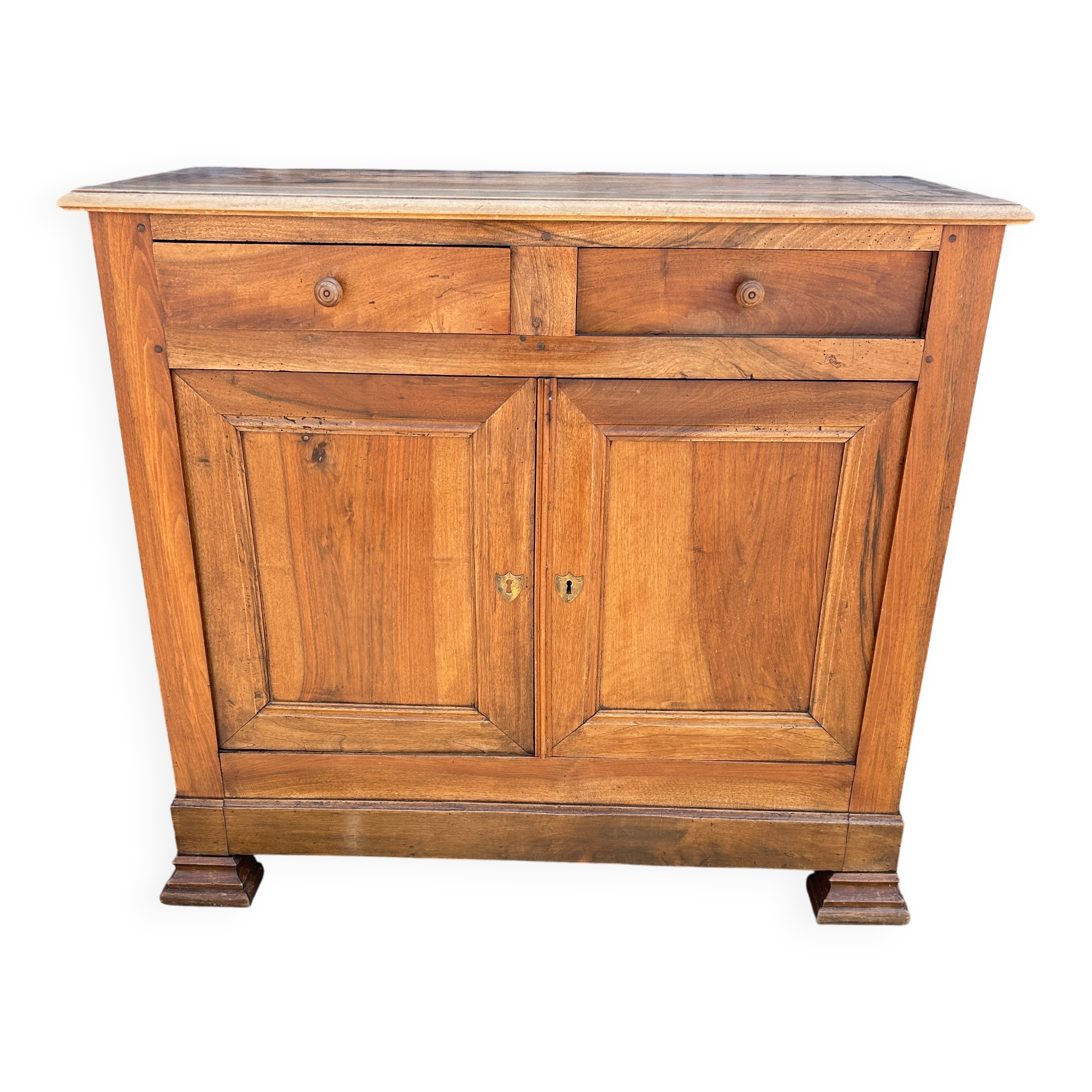 Buffet bas Style Louis Philippe en noyer
