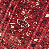 Nice big vintage carpet Bokhara handmade 200x282 cm