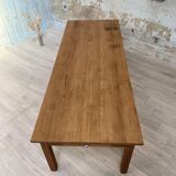 Solid oak dining table