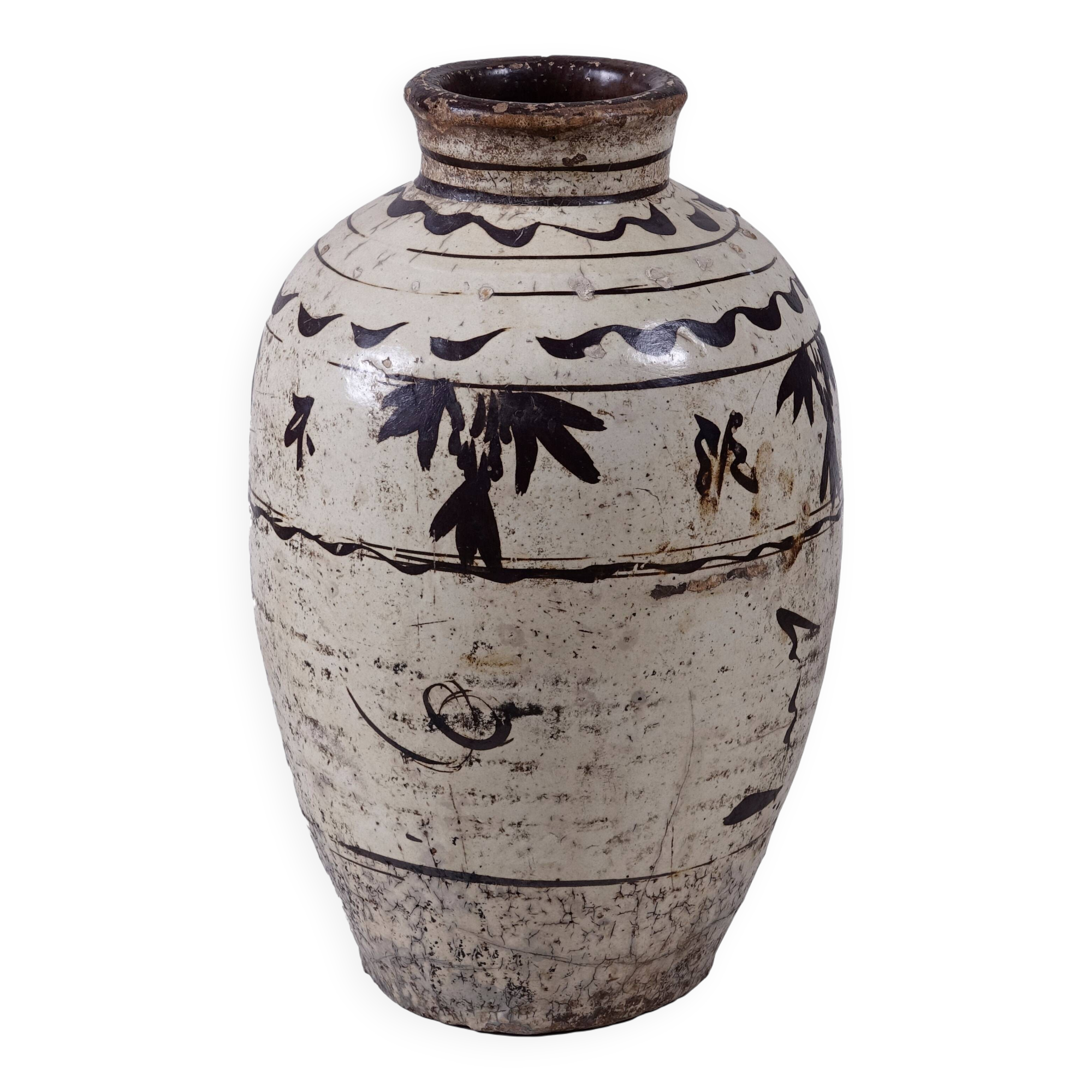 Cizhou - Chinese glazed alcohol jar no. 3