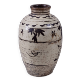 Cizhou - Chinese glazed alcohol jar no. 3