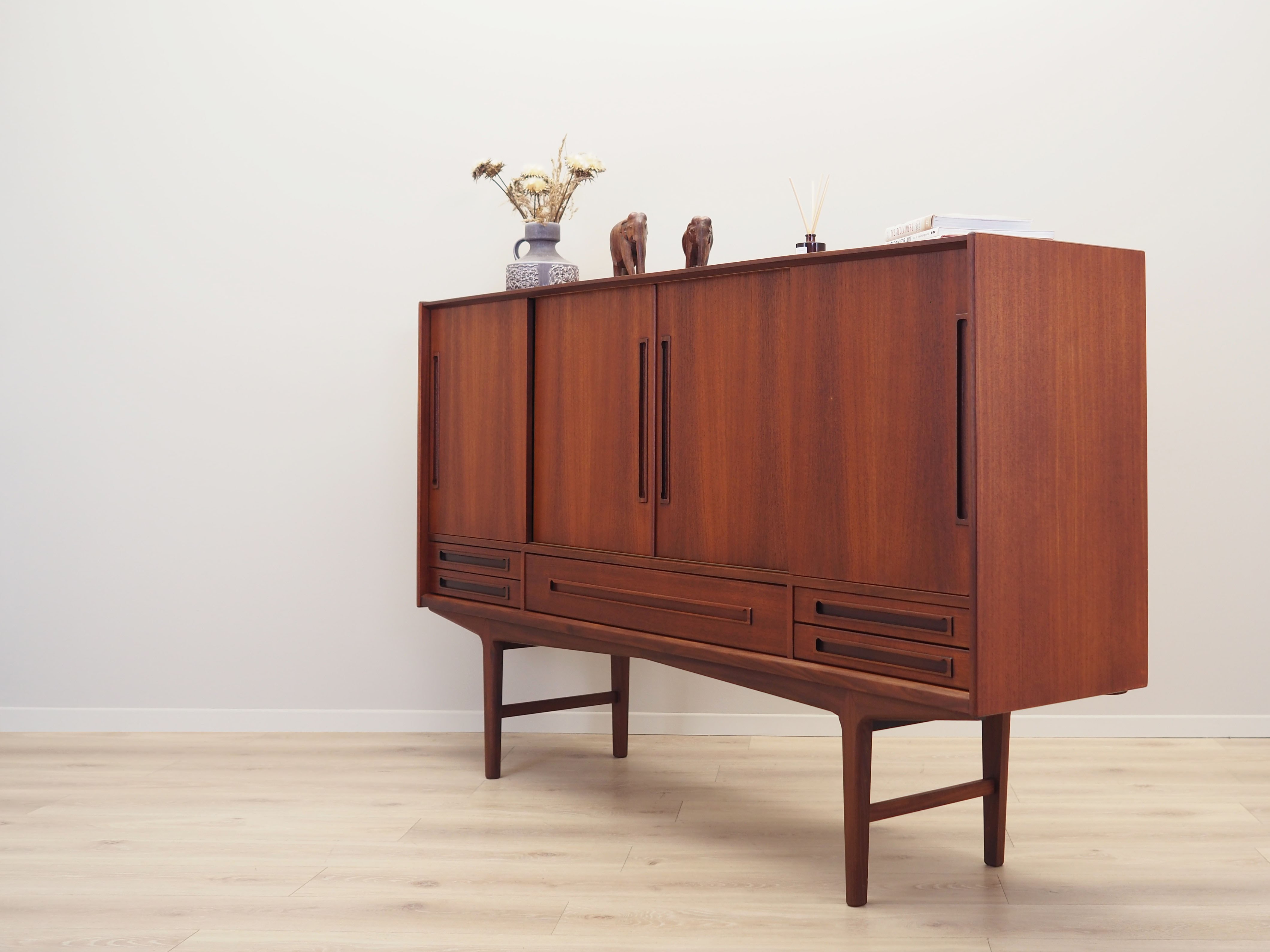 Teak highboard, Danish design, 1960s, Denmark