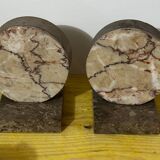 Pair of Marble Bookends from the Art Deco period