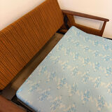 Scandinavian convertible sofa in teak by Grete Jalk, 1960s.