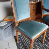 Fauteuil et 2 chaises style Louis XVI
