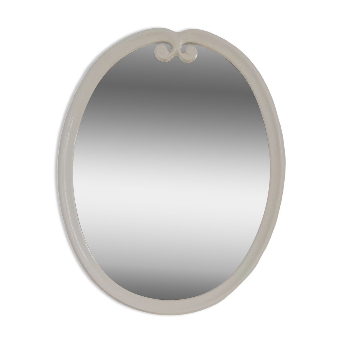Vintage oval mirror