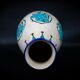 Art Deco vase in crackled earthenware, M. Dufrêne, Boch Keramis La Maîtrise