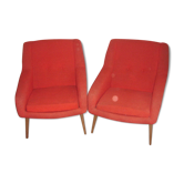 Paire de fauteuils Charles Ramos de 1950