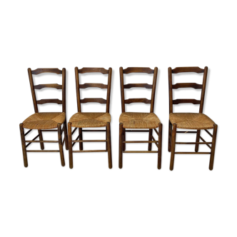 Set of 4 mulched chairs