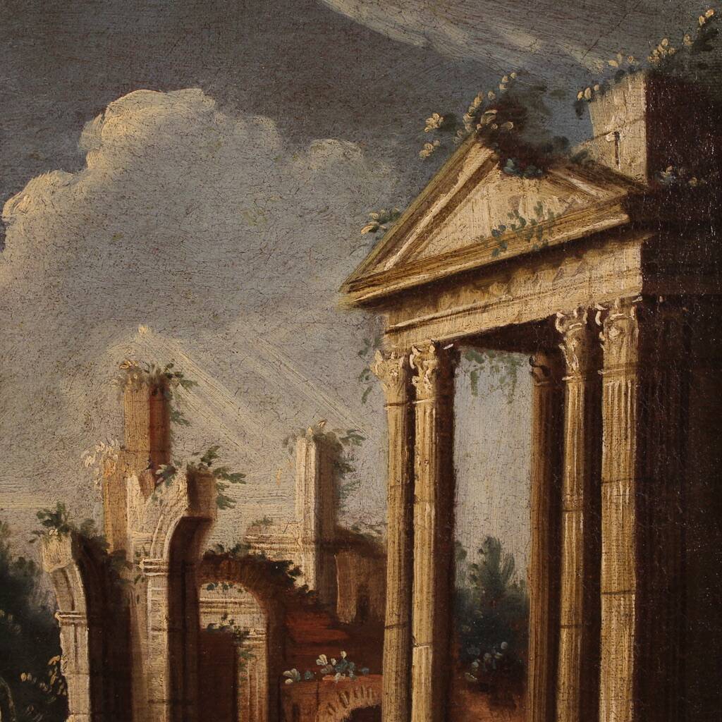 Venetian school painting of the 18th century, architectural capriccio