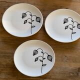 Oval porcelain plate