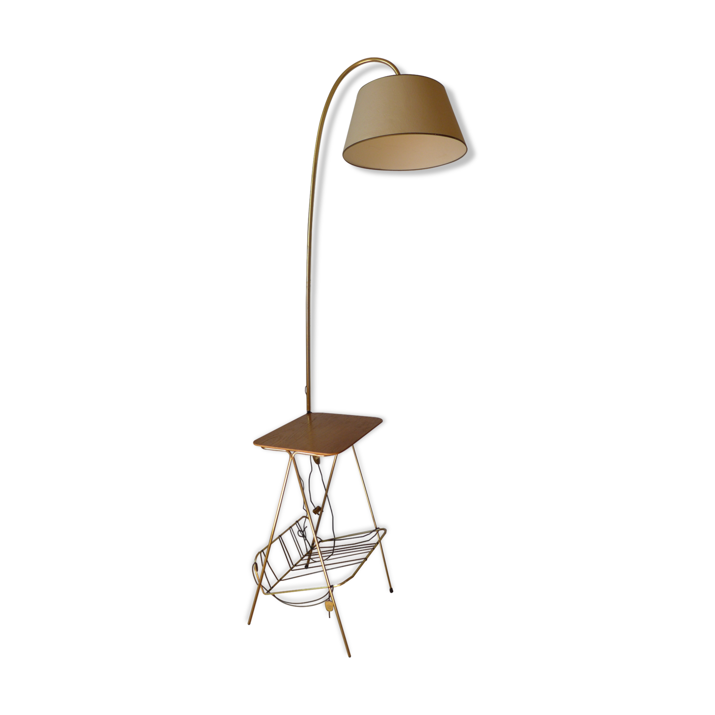 Lampadaire liseuse vintage années 60