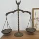 Antique brass trebuchet scale