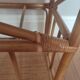 Meuble étagère en rotin