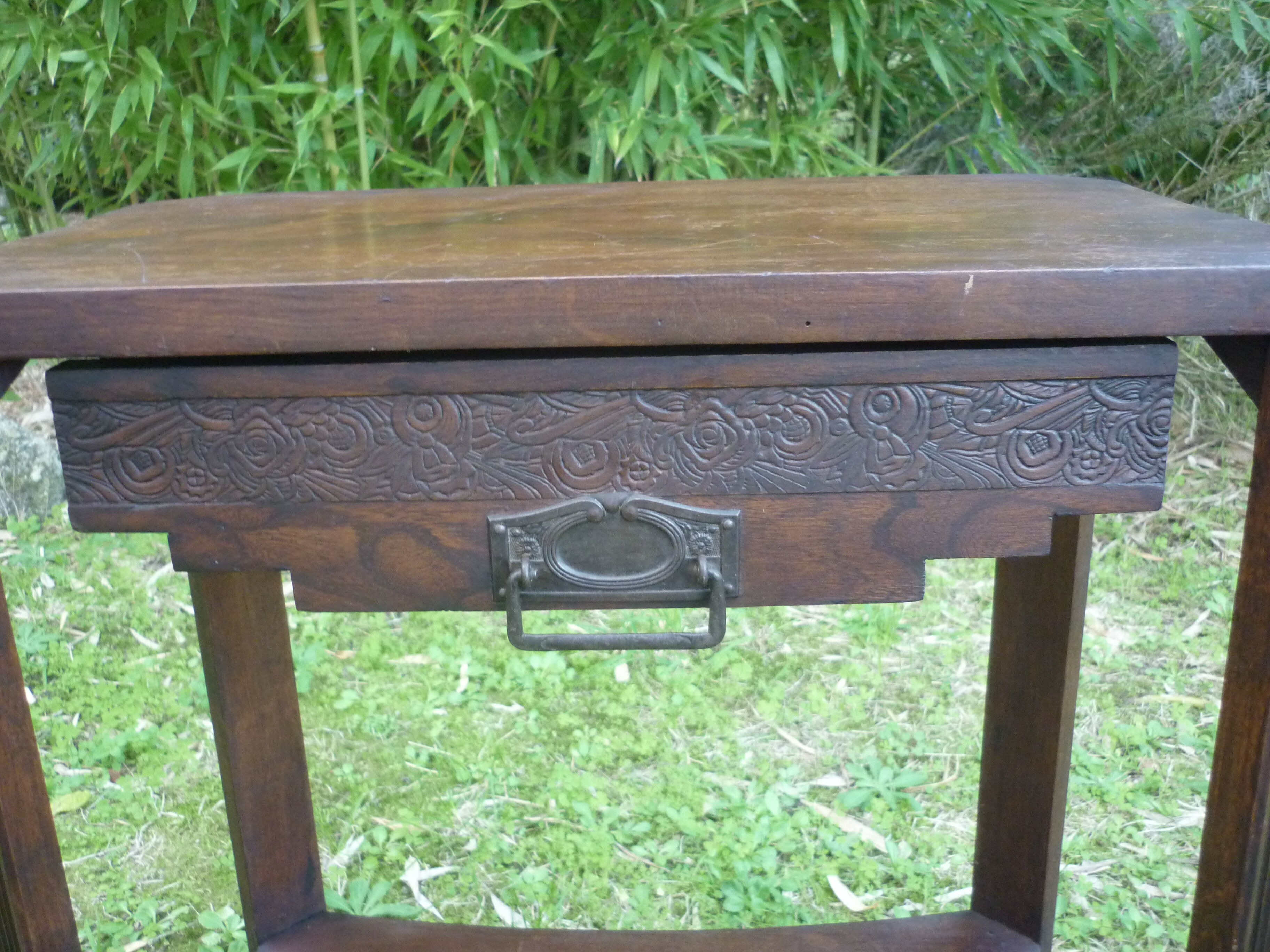 Bedside table in wood