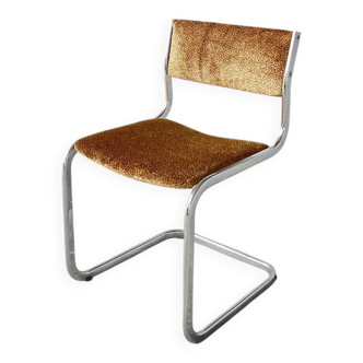 Leopard chrome chair, Arrben Italy, vintage 1970s