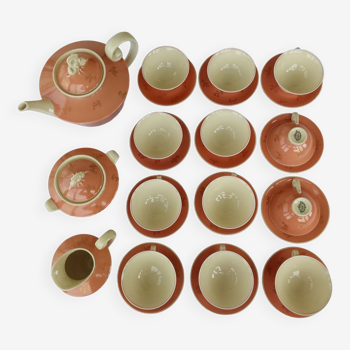 Service à thé 27 pièces ancienne fabrique Royale de Limoges