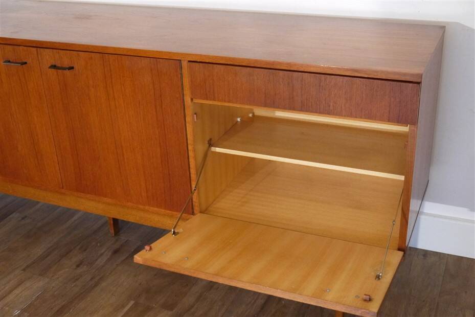 Vintage Scandinavian teak sideboard from the 1960s