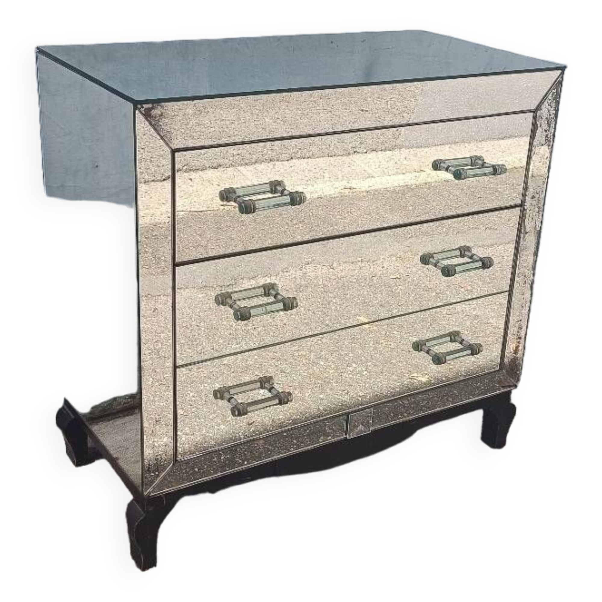Commode miroir vintage