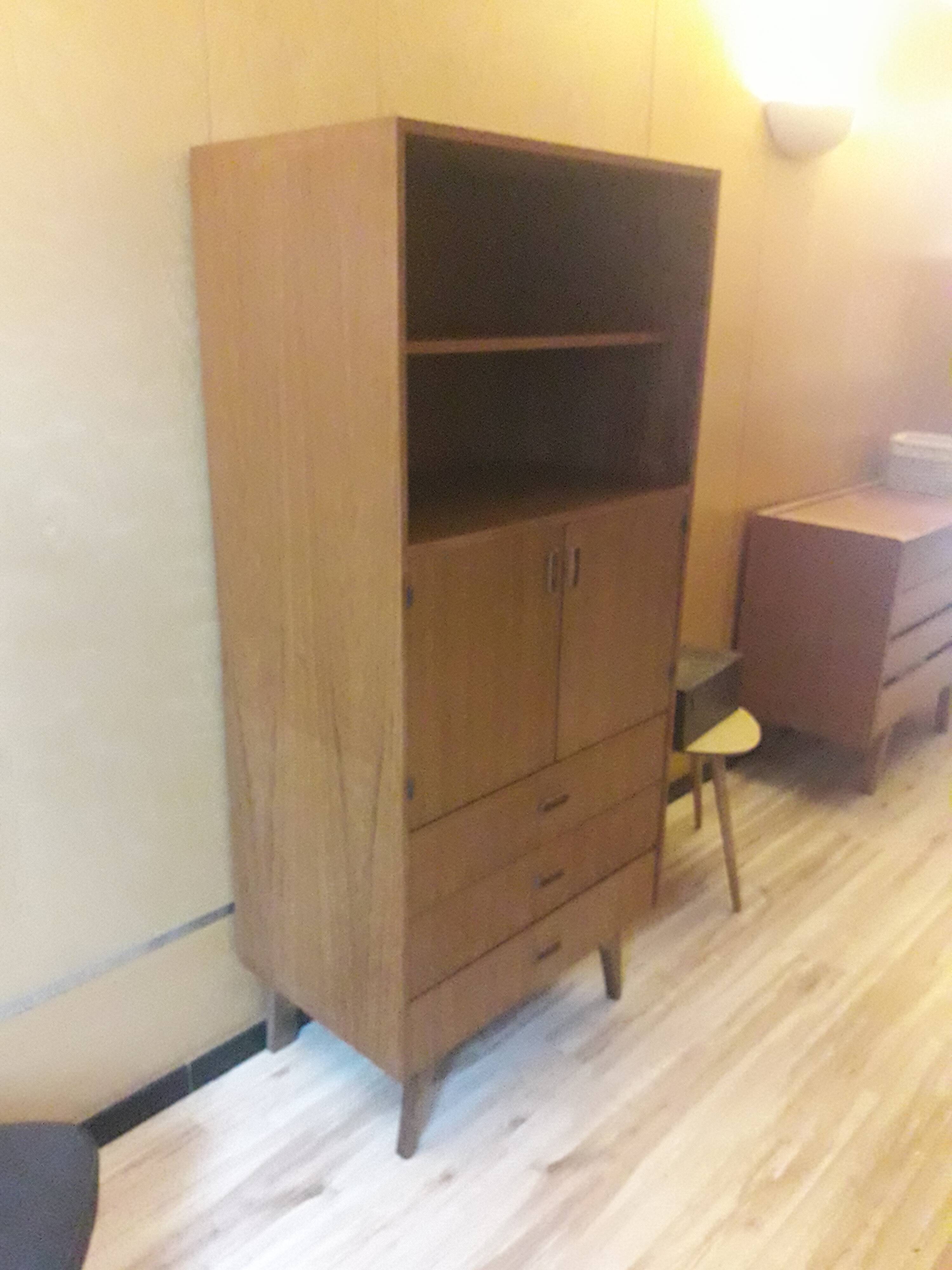 Vintage writing desk feet compass