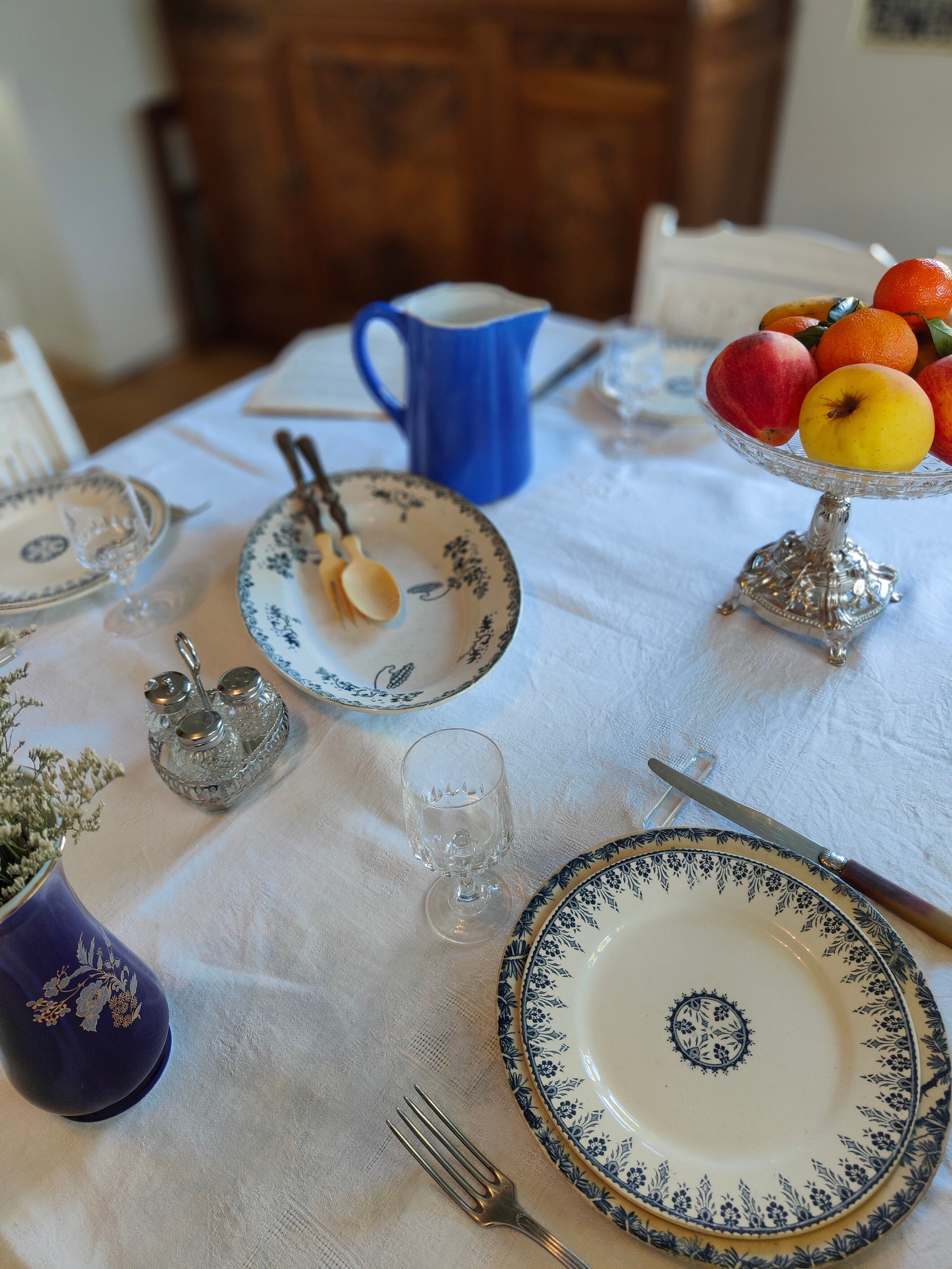 Digoin & Sarreguemines dessert plate model Algiers