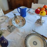 Digoin & Sarreguemines dessert plate model Algiers