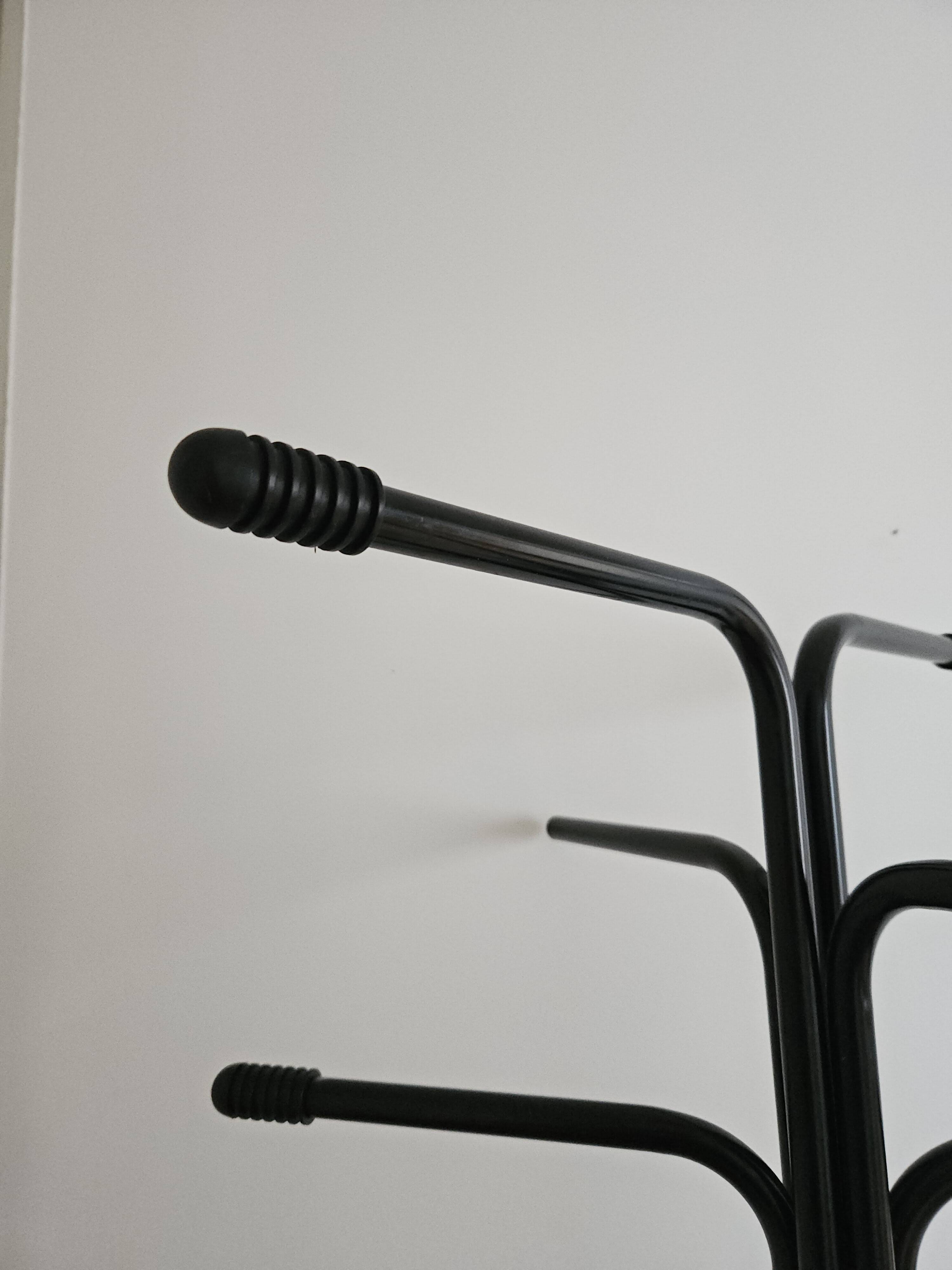 6-arm metal coat rack from the 80s