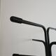 6-arm metal coat rack from the 80s