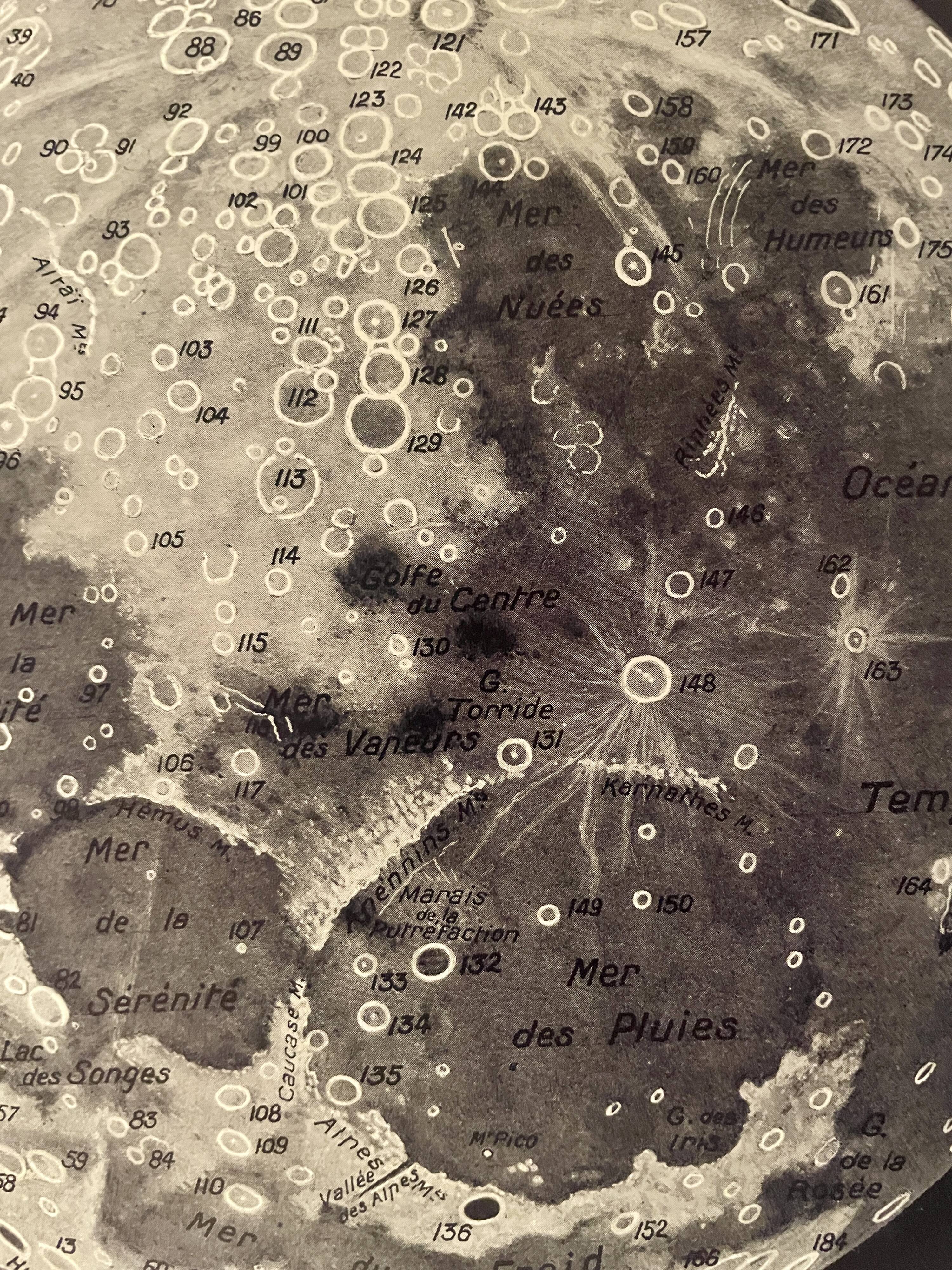 Photographic plate on the moon - 1930