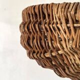 Wicker and hazel picking basket