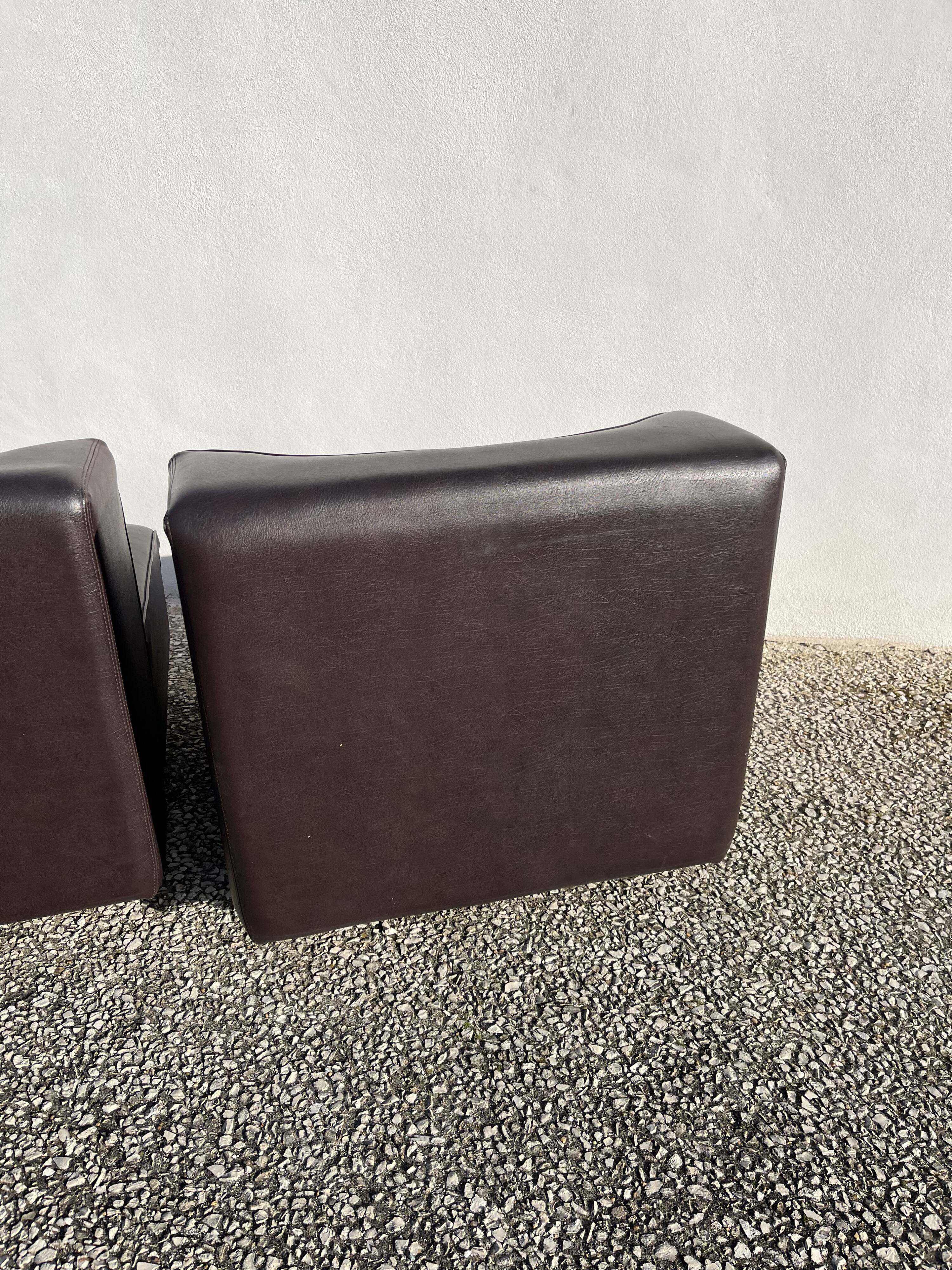 Fauteuils 9000 par Tito Agnoli pour Arflex Italie, années 1969