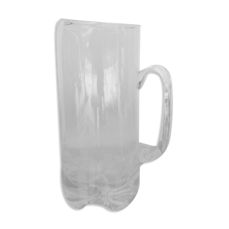 Aiguière en verre et carafe