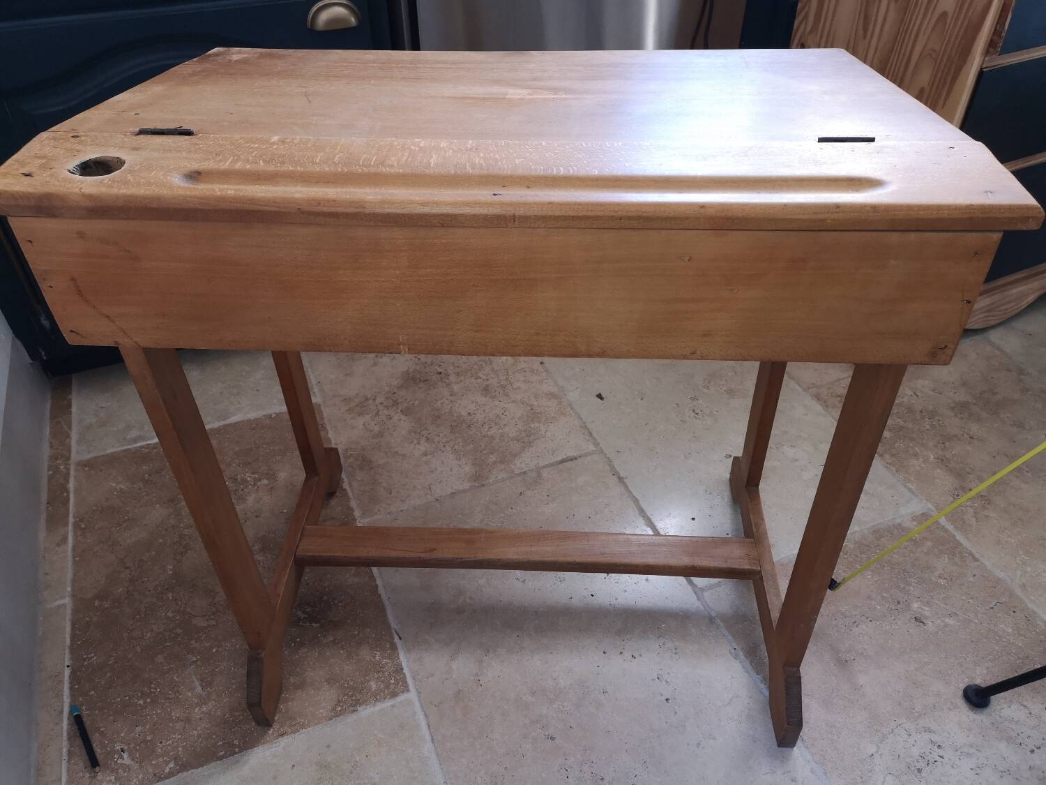 Bureau  pupitre écolier bois