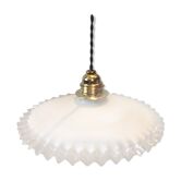 Vintage opaline suspension