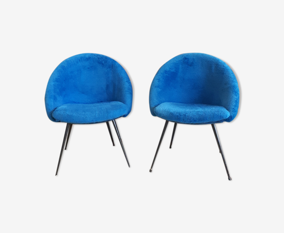 Pair of 60s cocktail chairs