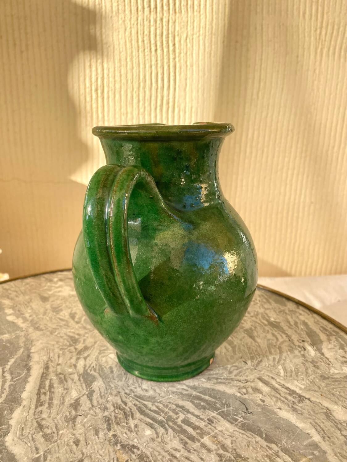 EDM Soreze glazed terracotta carafe