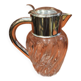 Carafe for orangeade, glass and crystal